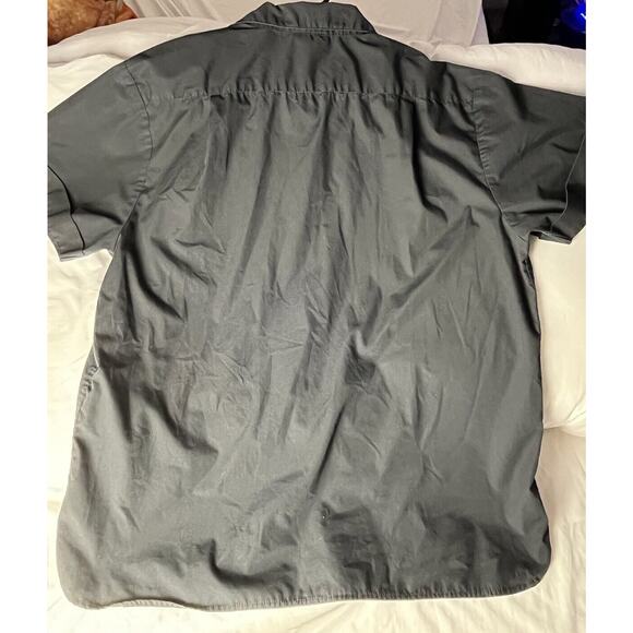 Taco Bell Button Up Shirt Mens Large Black Short Sleeve Employee Logo - Picture 6 of 9